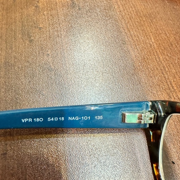 Prada multi- color & frame prescription glasses w/Case  VR 180 54D18 NAG-101 135 - Picture 3 of 9